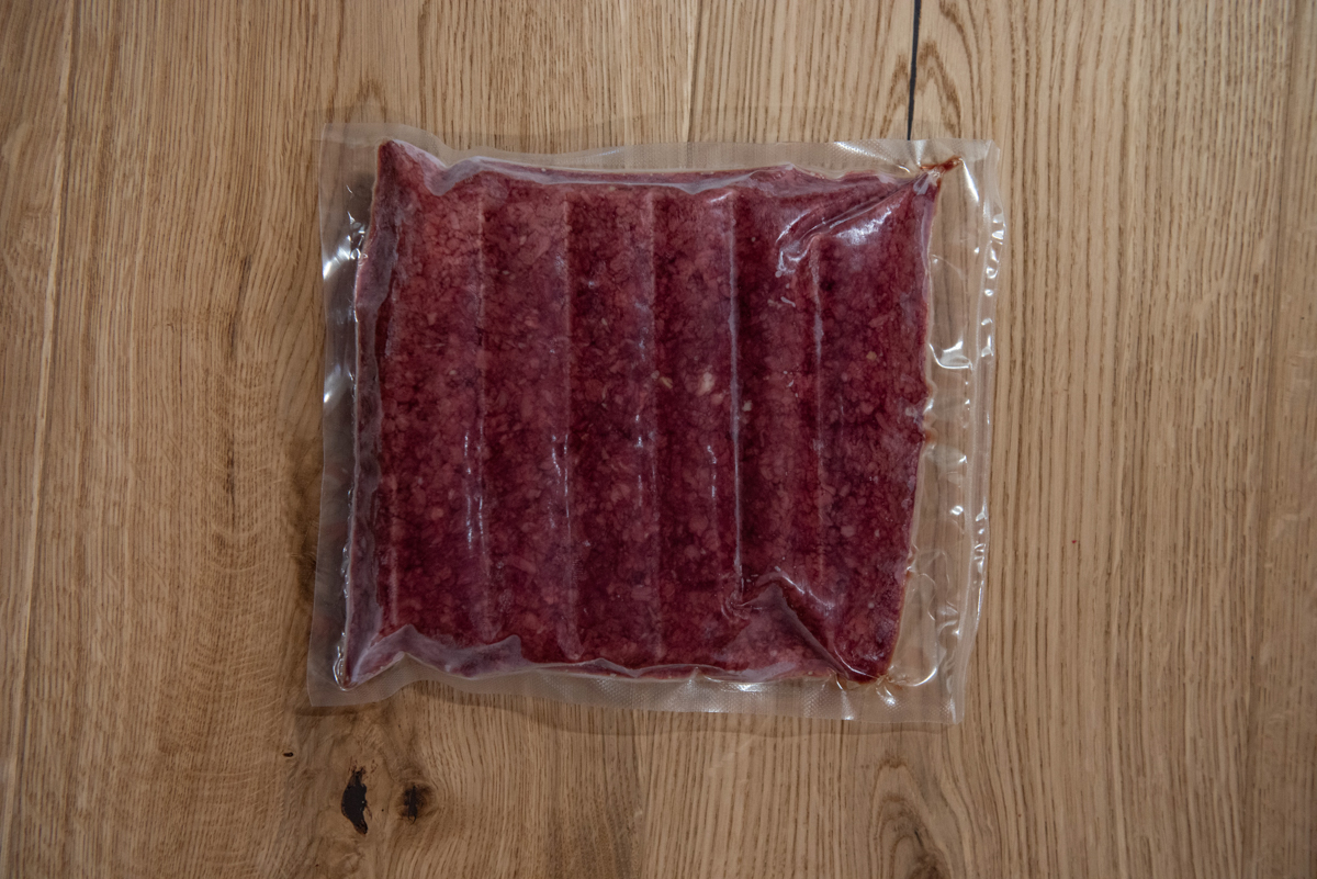 Straußen-Hackfleisch