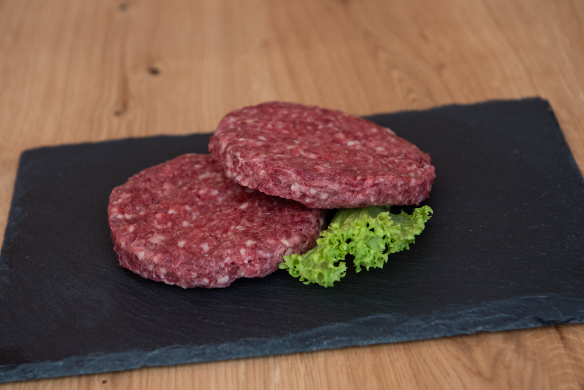 Straußen-Burger-Hackfleisch gefrostet
