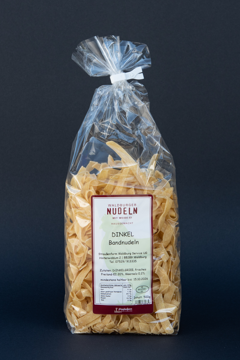 Nudeln lang/bunt/Dinkel